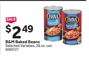 Stop&Shop B & m baked beans offer