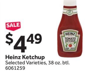 Stop&Shop Heinz ketchup offer