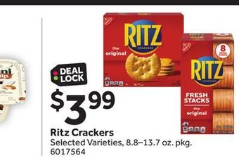 Stop&Shop Nabisco ritz crackers offer