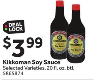Stop&Shop Kikkoman soy sauce offer