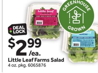 Stop&Shop Little leaf farms salad offer