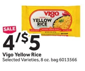 Stop&Shop Vigo yellow rice offer