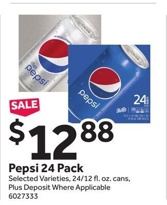 Stop&Shop Pepsi 24 pack offer