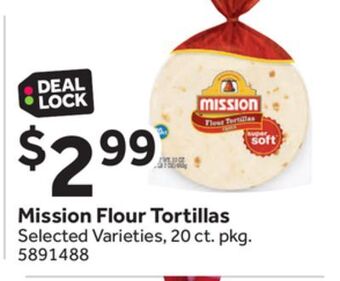 Stop&Shop Mission flour tortillas offer