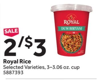 Stop&Shop Royal rice offer