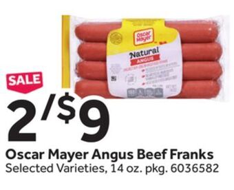 Stop&Shop Oscar mayer angus beef franks offer