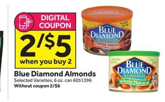 Stop&Shop Blue diamond almonds offer
