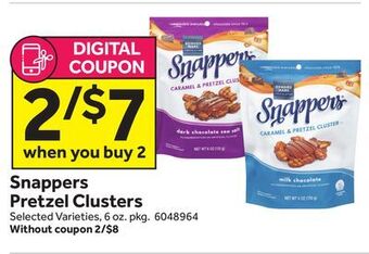Stop&Shop Snappers pretzel clusters offer