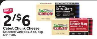 Stop&Shop Cabot chunk cheese offer
