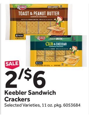 Stop&Shop Keebler sandwich crackers offer