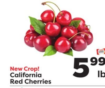 Weis Markets California red cherries offer