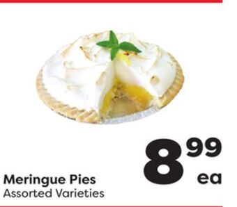 Weis Markets Meringue pies offer
