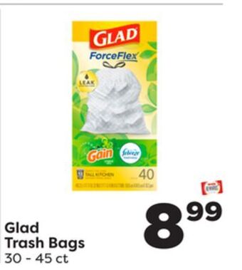 Weis Markets Glad trash bags offer