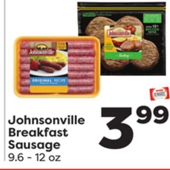 Weis Markets Johnsonville breakfast sausage offer