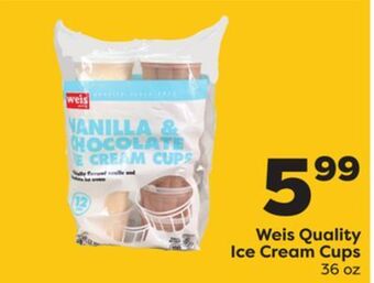 Weis Markets Weis quality ice cream cups offer