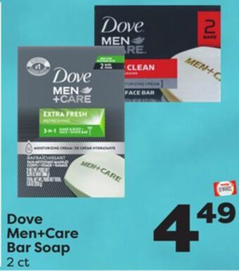 Weis Markets Dove men + care bar soap offer