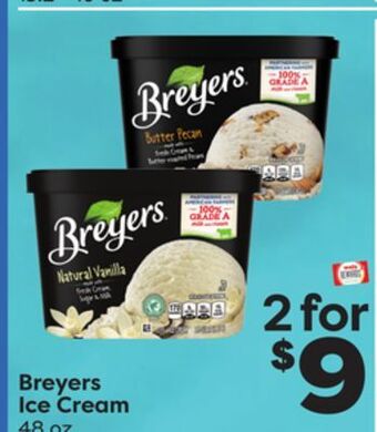 Weis Markets Breyers ice cream offer
