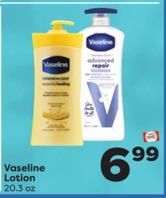Weis Markets Vaseline lotion offer