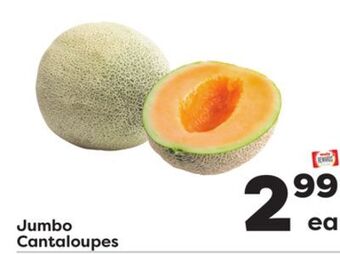 Weis Markets Jumbo cantaloupes offer