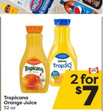 Weis Markets Tropicana orange juice offer