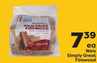Weis Markets Weis simply great firewood offer