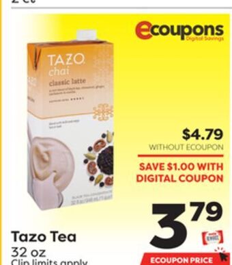 Weis Markets Tazo tea offer