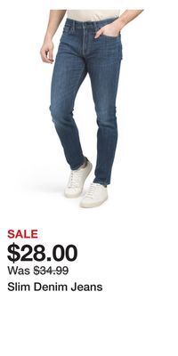 TJ Maxx Slim denim jeans offer