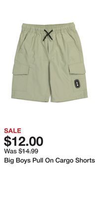TJ Maxx Big boys pull on cargo shorts offer