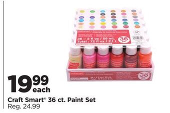 Michaels Craft smart® 36 ct. paint set offer