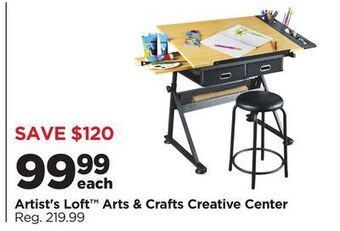 Michaels Artist's loft™ arts & crafts creative center offer