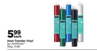 Michaels Heat transfer vinyl by artminds™ offer