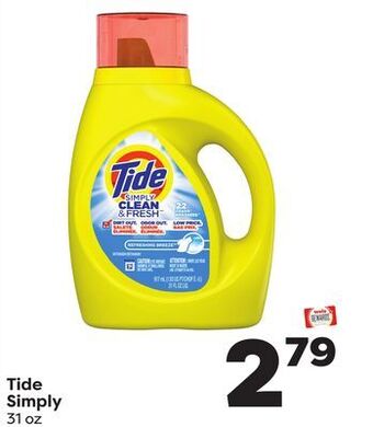 Weis Markets Tide simply offer