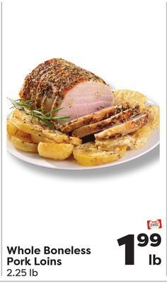 Weis Markets Whole boneless pork loins offer