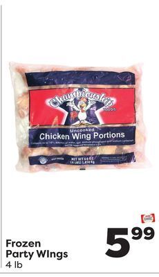 Weis Markets Frozen party wings offer