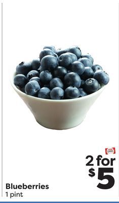 Weis Markets Blueberries offer