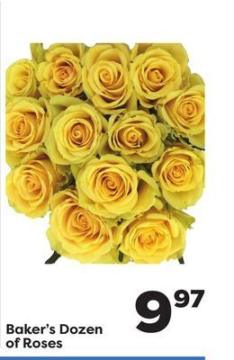 Weis Markets Baker's dozen of roses offer