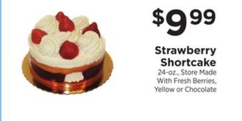 ShopRite Strawberry shortcake offer