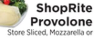 ShopRite Provolone offer