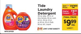 ShopRite Laundry detergent offer