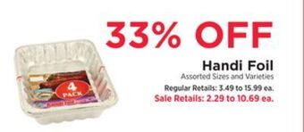 ShopRite Handi foil offer