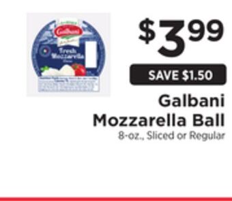 ShopRite Mozzarella ball offer