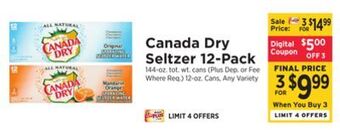 ShopRite Seltzer 12-pack offer
