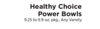ShopRite Power bowls offer