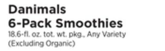 ShopRite 6-pack smoothies offer