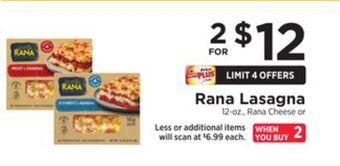 ShopRite Lasagna offer