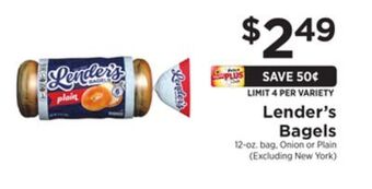 ShopRite Bagels offer