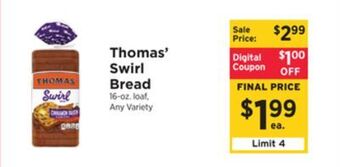 ShopRite Swirl bread offer