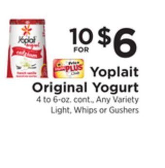 ShopRite Original yogurt offer