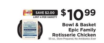 ShopRite Epic family rotisserie chicken offer