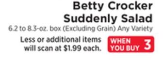 ShopRite Suddenly salad offer